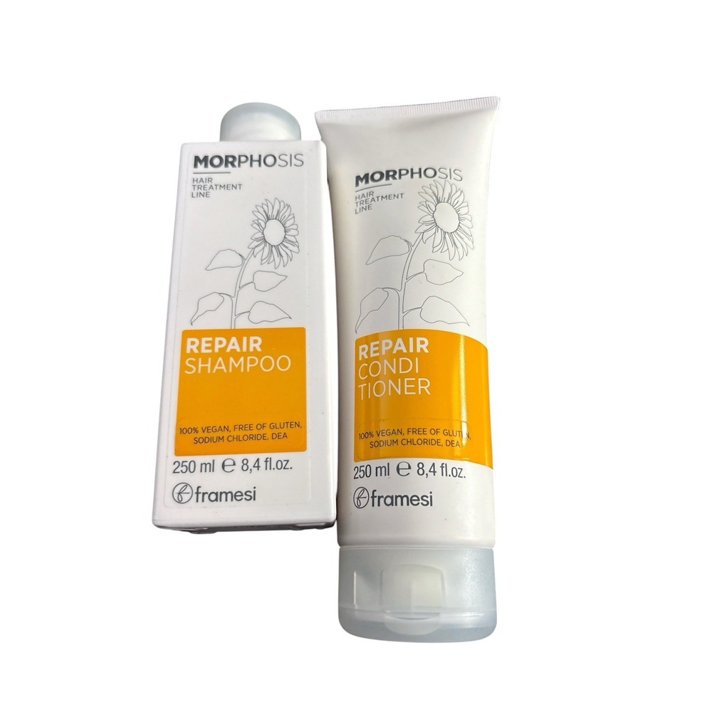 Framesi Morphosis Hair Treatment Line Repair Shampoo And Conditioner Set 8.4 fl.